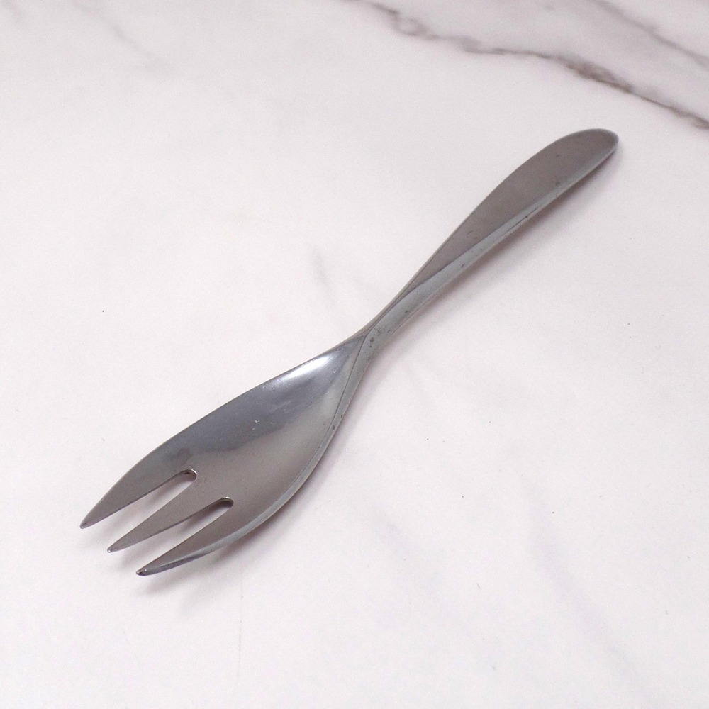 Vintage Wusthof Dreizack Pamir Stainless Steel MCM Flatware, Salad Fork